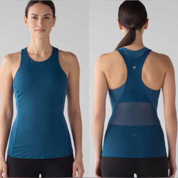 lululemon athletica Tops - Lululemon Bodycon Tank Top Poseidon size 4